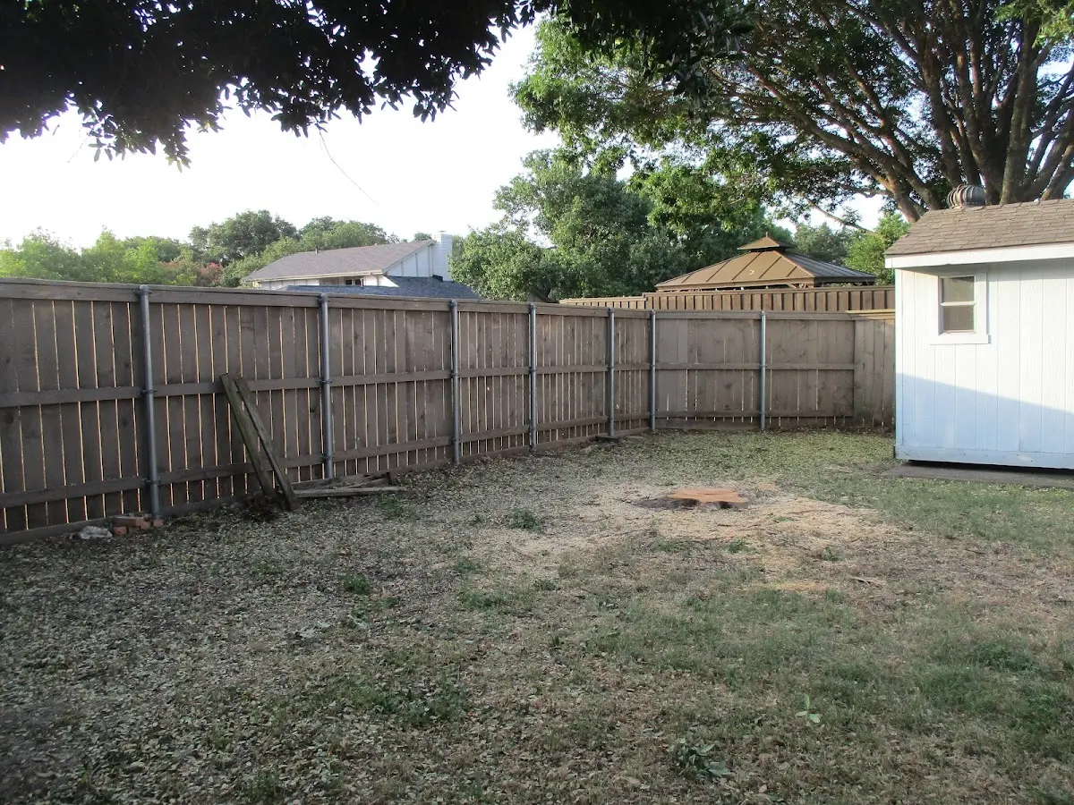 Cleared yard after professional tree removal in Hockingport